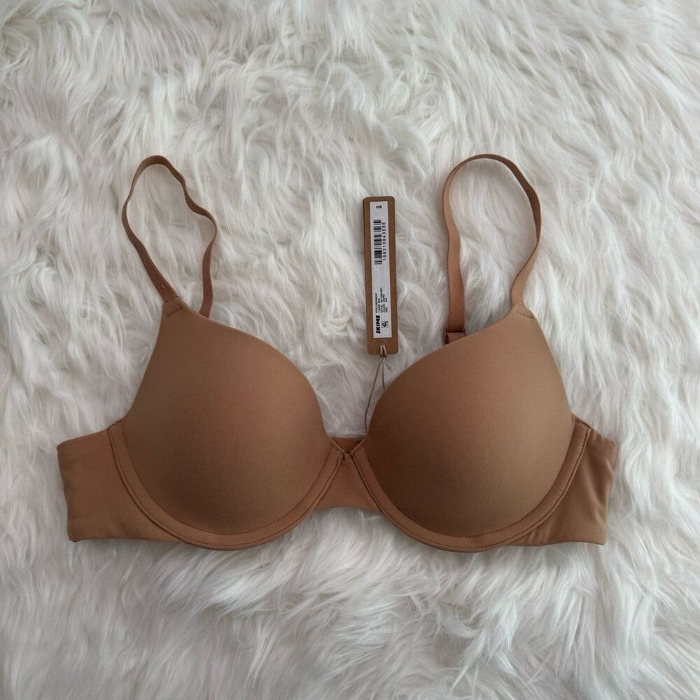 Skims Fits Everybody T-shirt Bra Ochre Size 34A